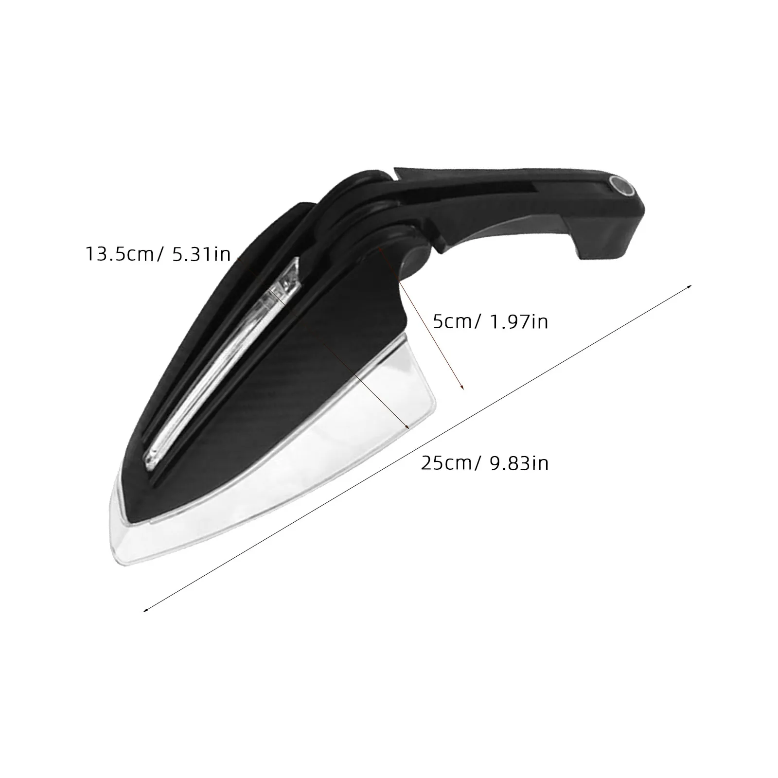 1Set LED Handguard Motorcycle Handlebar Protector Windshield Cover Windproof Guard Vibration Balance Windproof Handlebar Guard