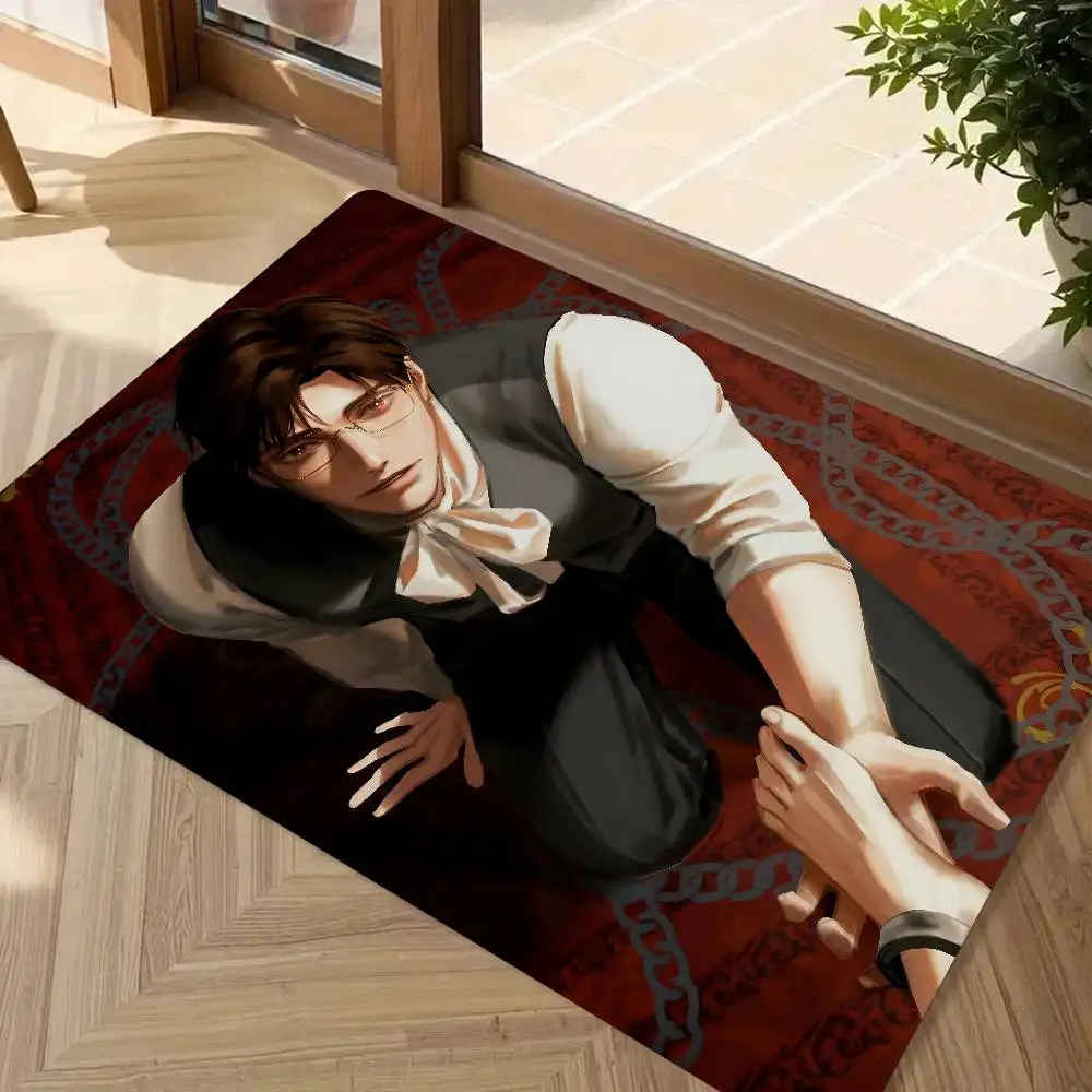 Anime Light And Night Floor Mat Suitable For Living Room Kitchen Bathroom Non-slip Mat Household Foot Mat