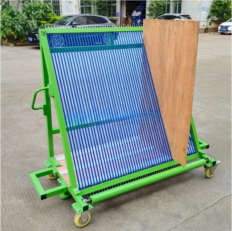 1000kg Hollow Glass Moving Trolley Cart With Wheels A Frame Glass Handing Dolly