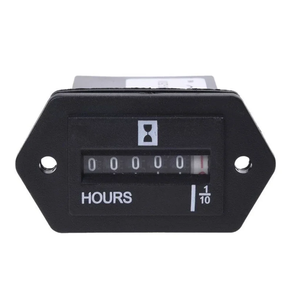 Generator Sealed Hour Meter Counter Mechanical Hour Meter Timer Gauge For Diesel Gasoline Engine Generator HM002 HS