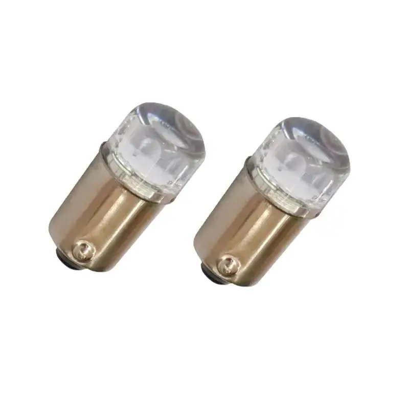 

100pcs BA9S T4W LED 2 LED2835 SMD Wedge Marker Light Roman column spot lens Car light bulb 7colors interior License Plate light