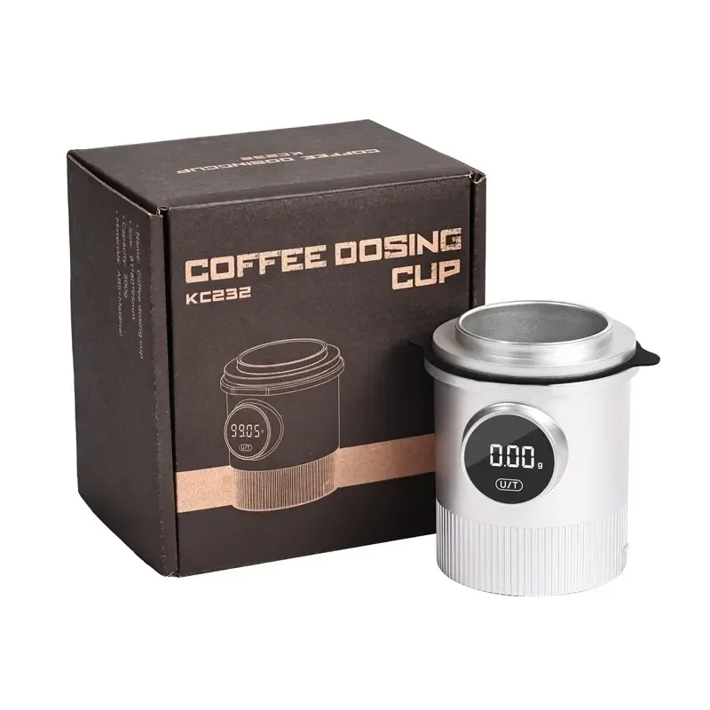 Digital Coffee Weighting Lcd Kitchen Espresso Electronic Weighing Scale Coffee Dosing Cup KC232 Cup Scale 500g