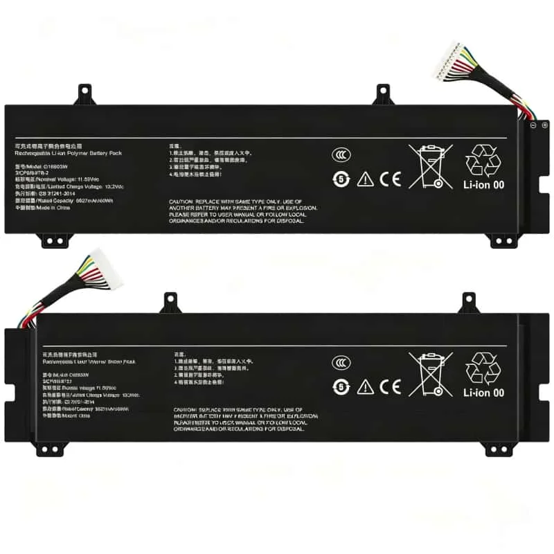 G16B03W for XIAOMI G Pro 2022 AMD RYZEN/G Pro 2024 Laptop Batteries 6927mah High‑Performance