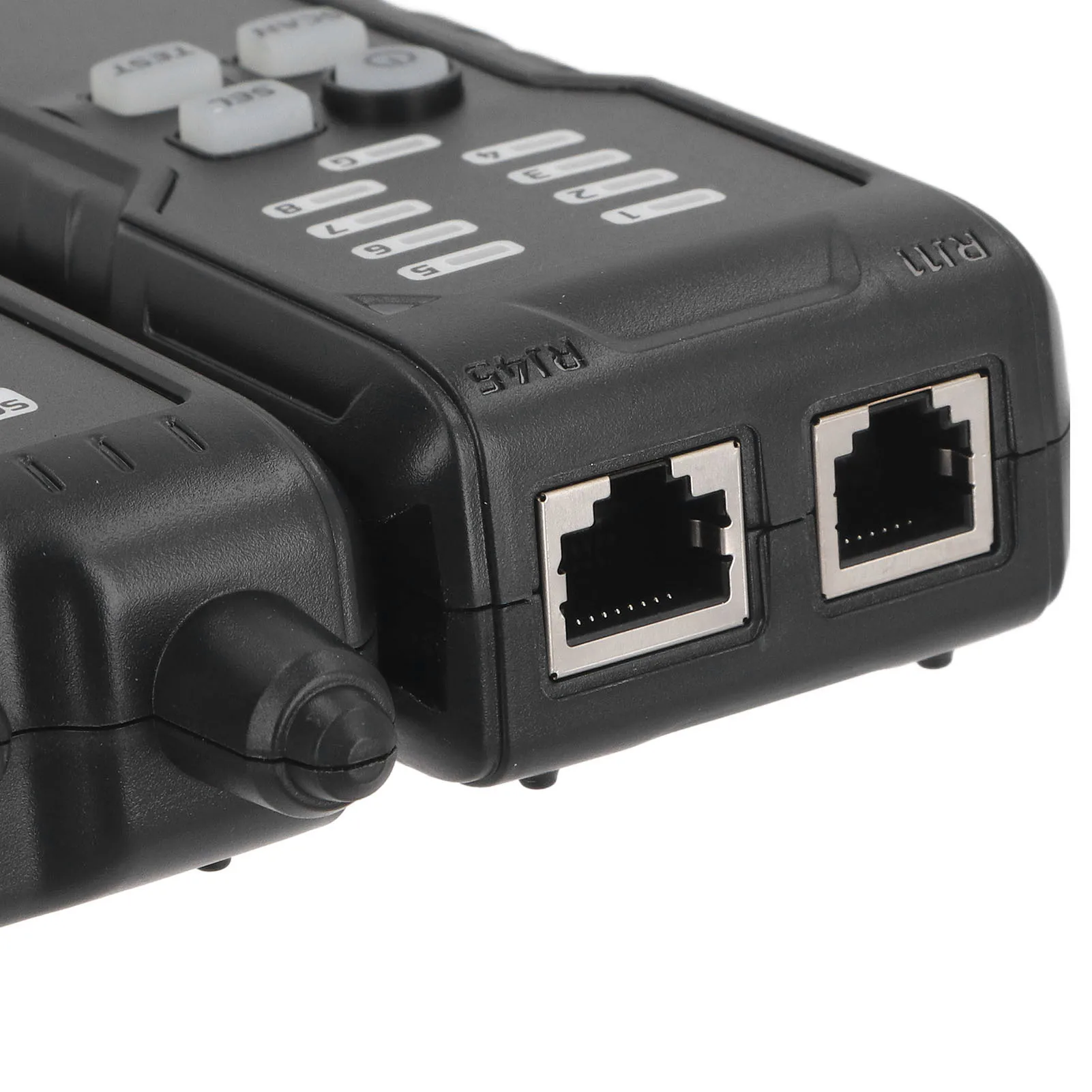 TA502A Cable Tracer for RJ45 and RJ11 Interfaces with Integrated Flashlight LED Display and Signal Transmission Distance 3km