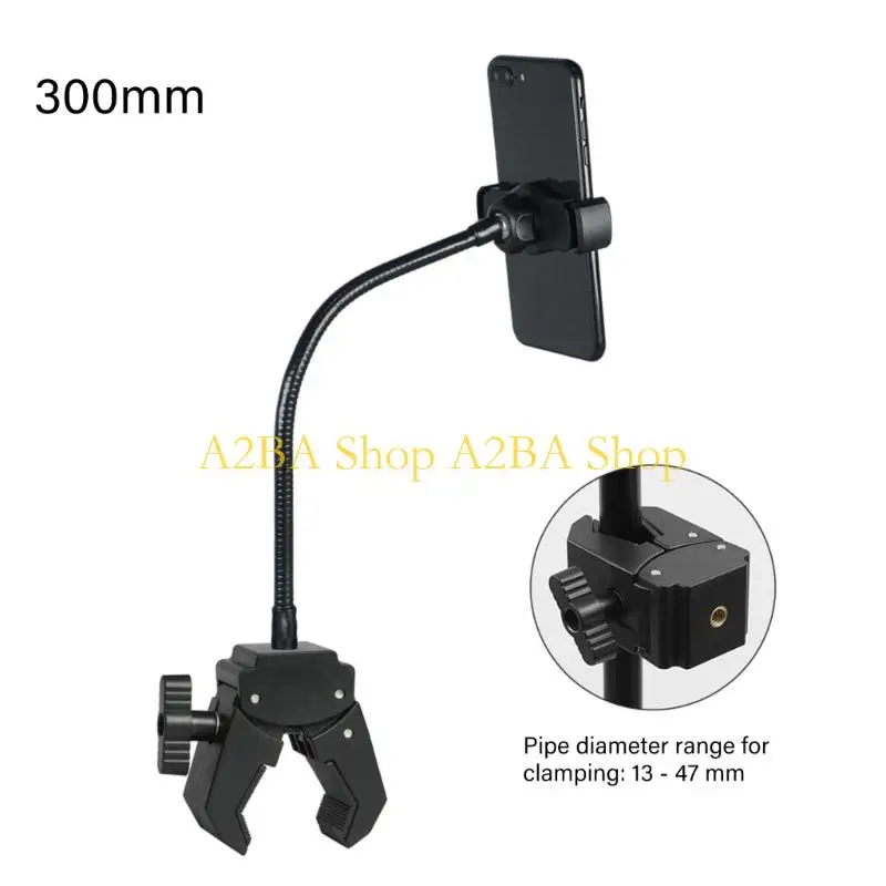 A2BA Flexible Swanneck Car Mount four point seven Foot Device Agreement 13 47mm Tube Grip Transportable Streaming Tool