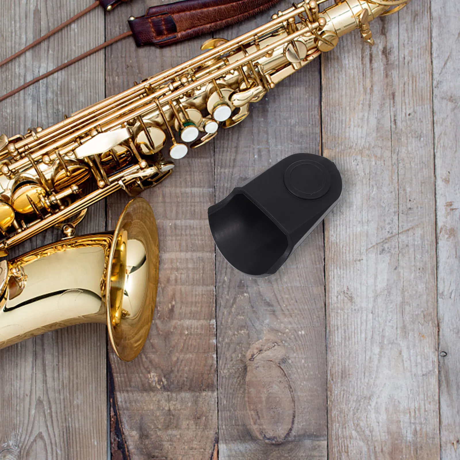 

Sax Mouthpiece Professional Alto Tenor Saxophone Protective Cap Lightweight Portable Sax Mouthpiece Cover Rubber