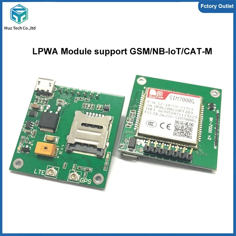 BK-SIM7000G V2 Core Board SIMCOM LPWA Module Global bands support GSM/NB-IoT/CAT-M breakout kit Board