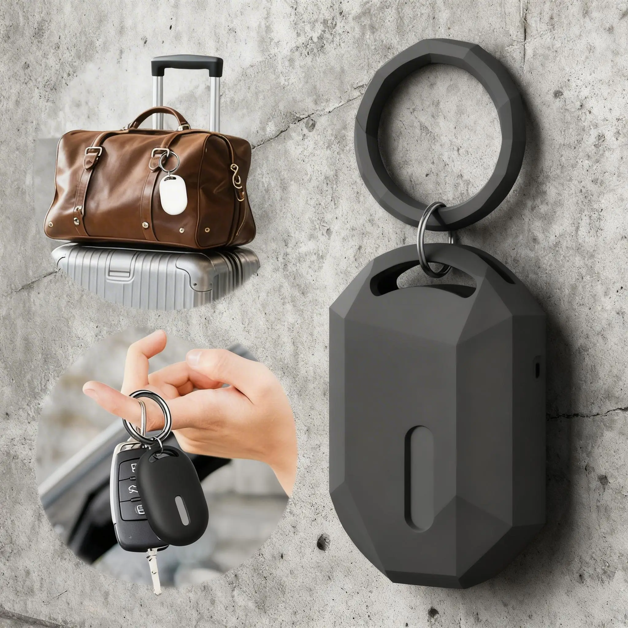 

for Xiaomi Tag Silicone Protective Cover Locator Anti Loss Tracking Keychain Protective Case