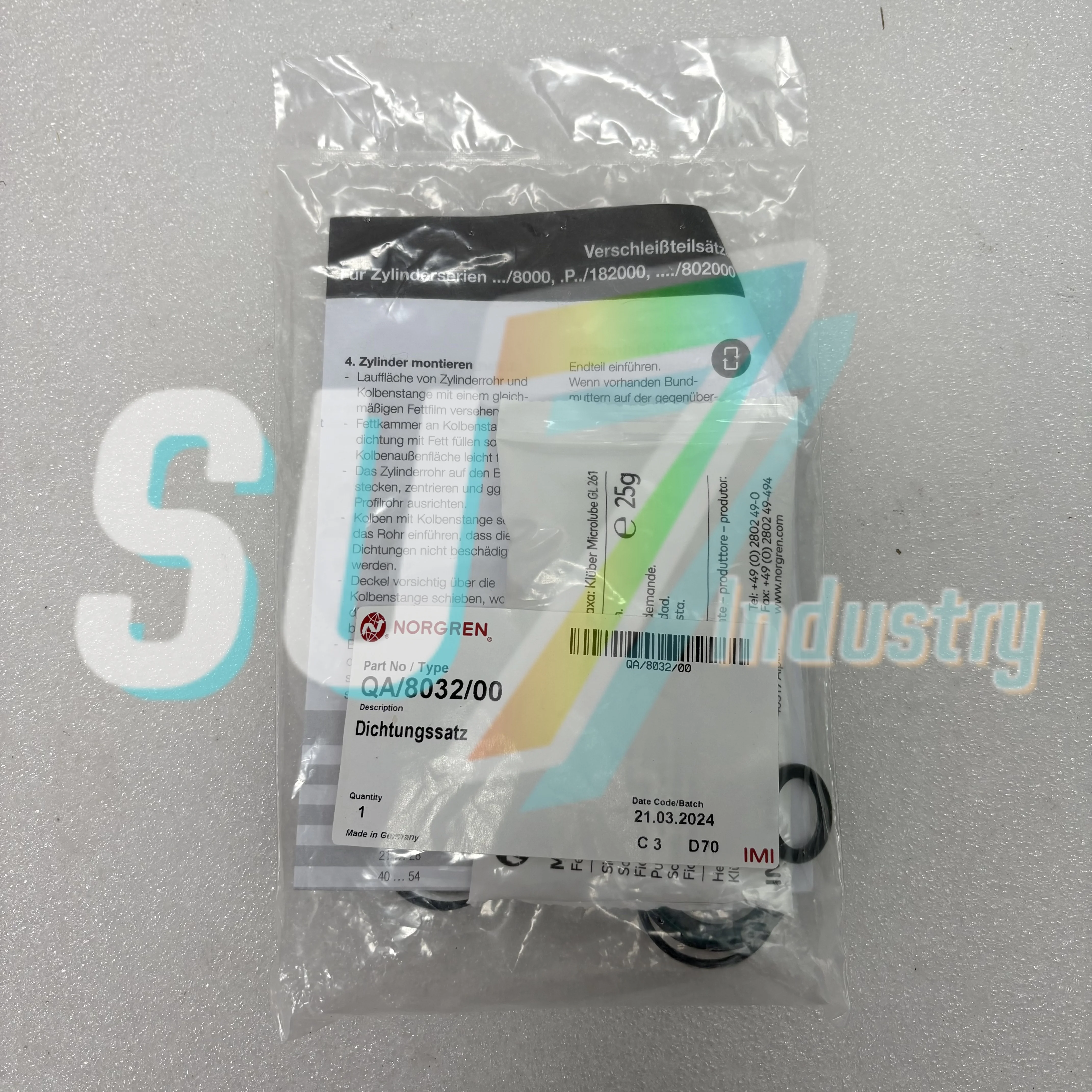 QA/8032/00 실린더 수리 키트