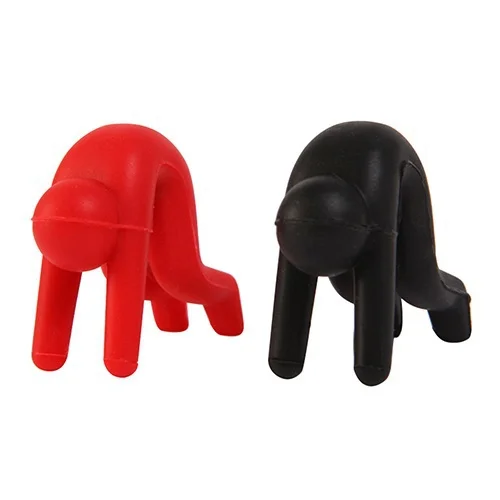2 Chiếc Sáng Tạo Vỏ Nồi Phụ Kiện Nhà Bếp Gia Đình Chảo Chiên Nồi Chống Tràn Thiết Bị Nắp Silicon Lắp Đũa Giá Đỡ