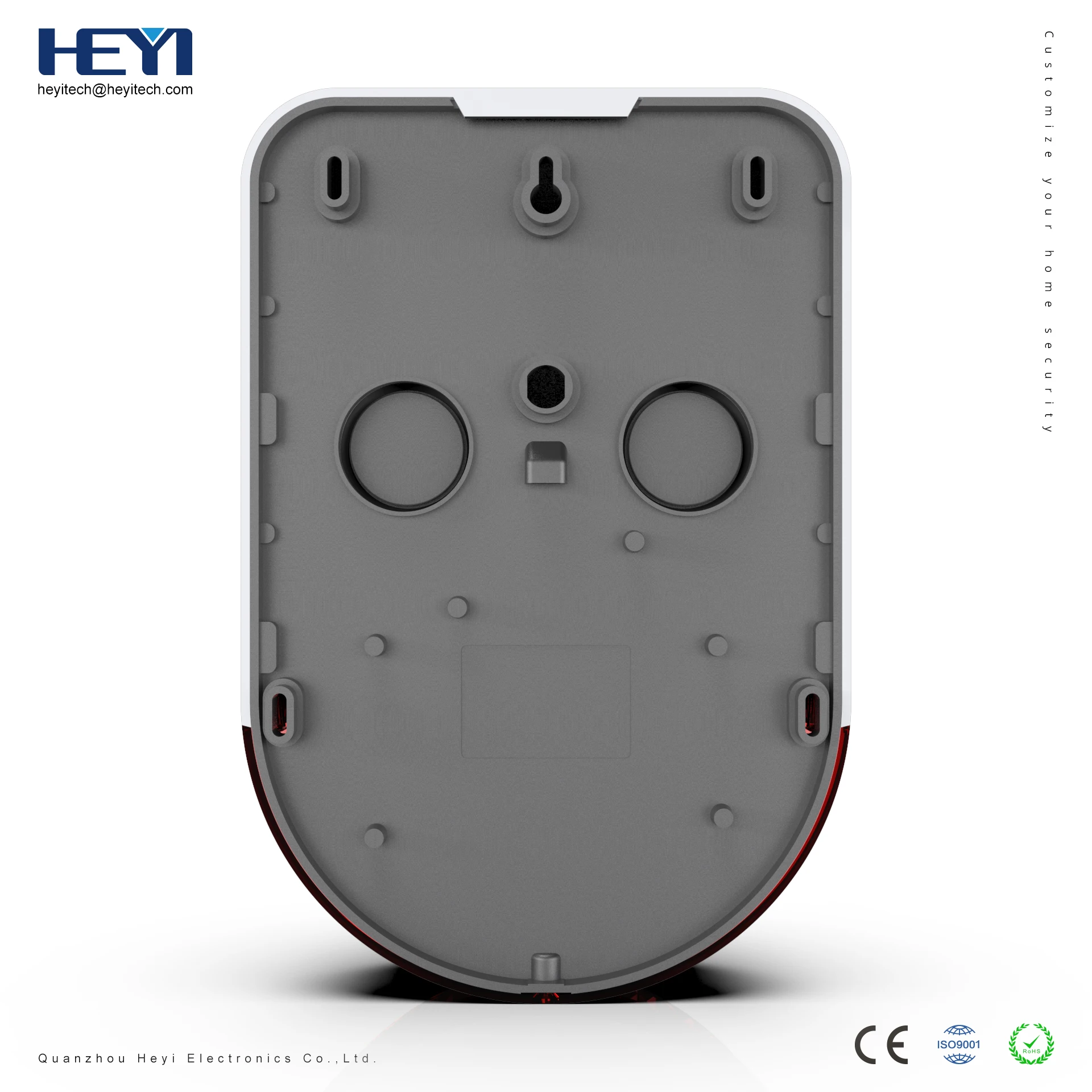 6109s 120dB 120 Days Big Wireless Solar Siren with 3 Colors Strobe and Repeater for Home Security Anti-theft Alarm System