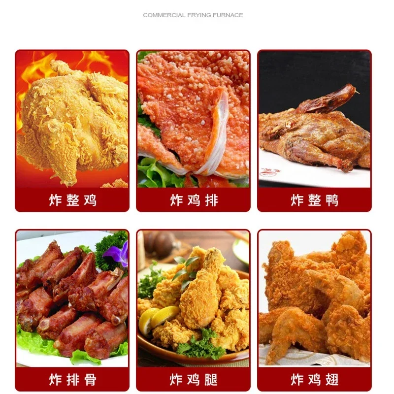 YXD-25 Pressure Fryer High Voltage Gas Commercial Stainless Steel Electric Heating  Fried Chicken Equipment