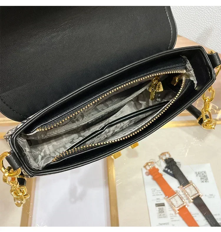 Famous Designer Luxury Brand Embroidery Letter Square Bags High Quality Shoulder Messenger Bags Casual Women Purse and Handbags