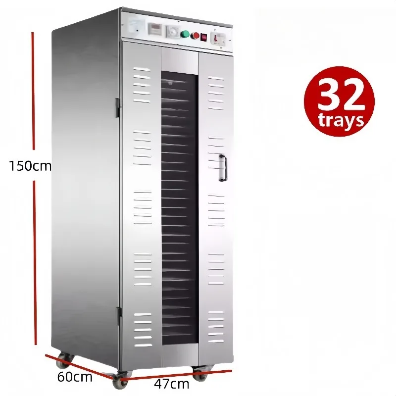 Industrial 32 Layers Trays Electric Food Drying Processor Fruit Dehydrator Dehydrator Machine Food Dehydrator