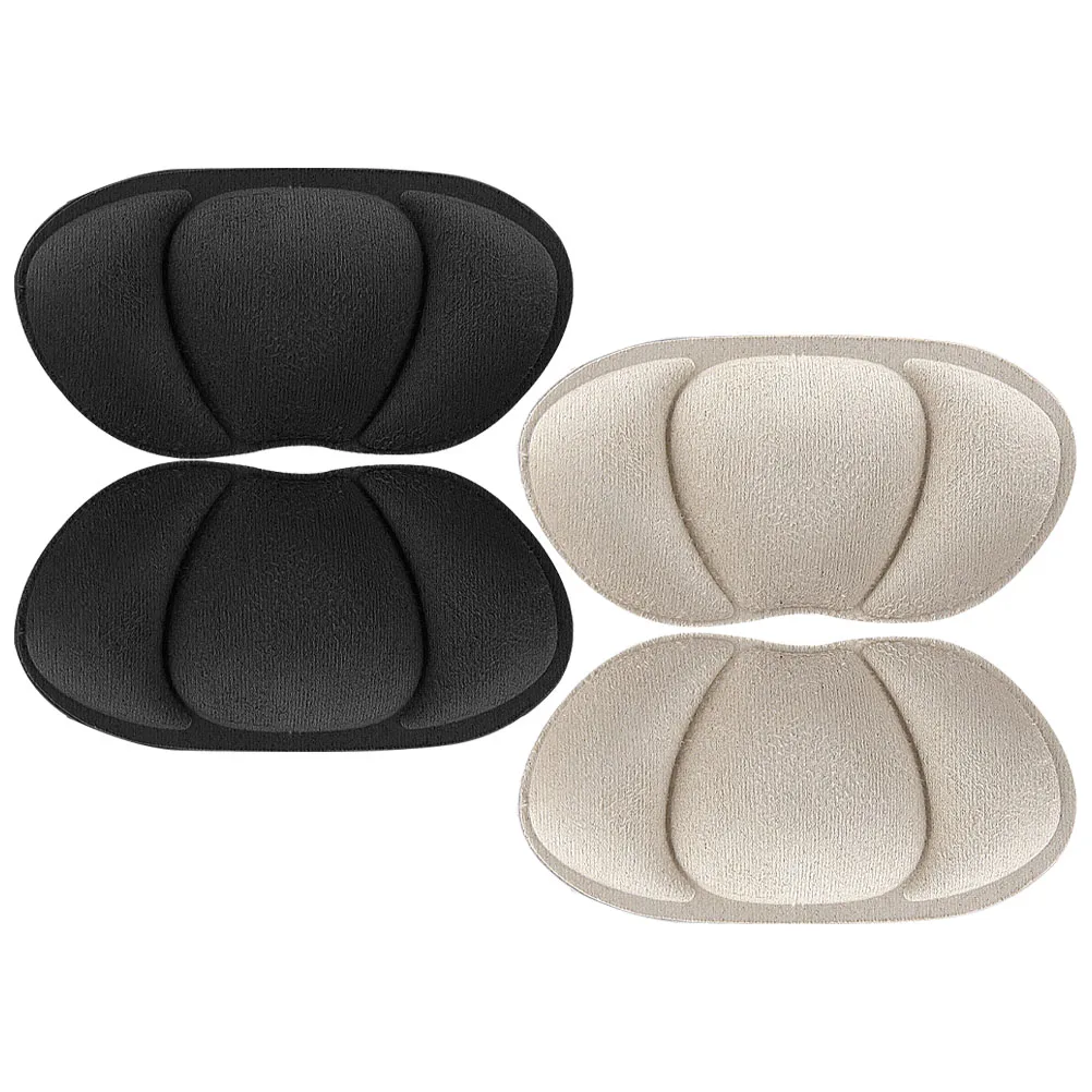 

2 Pairs Anti-Slip Pads Wear Resistant Cushions Replaceable Adhesive Stickers For Women Shoes Foot Supplies Shoe Heel Protectors
