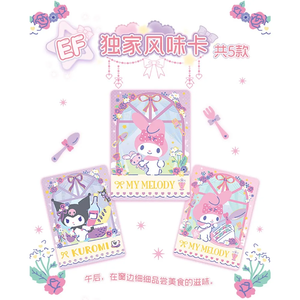 بطاقات جمع شخصيات كاباو سانريو الأصلية للجماهير جميلة حلوة ماي ميلودي كورومي أنيمي الكرتون بولارويد بطاقات اللعب الهدايا