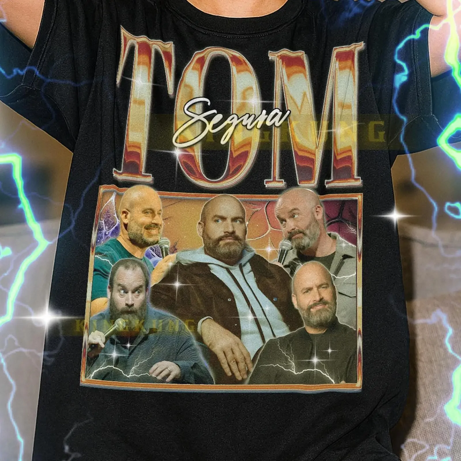 Tom Segura Vintage Bootleg T Shirt Retro 90s Comedian Merch Stand Up Star Fan Podcast SAF vintage Washed streetwear Breathable