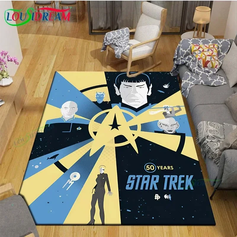 

Знаменитая пленка S-Star Trek ковры с принтом для гостиной Противоскользящий коврик для детской спальни коврики для йоги большой ковер Декор