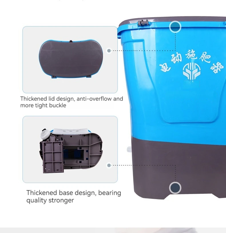 

25L Knapsack electric fertilizer applicator automatic fertilizer applicator fertilizer spreader Throwing Feeding machine