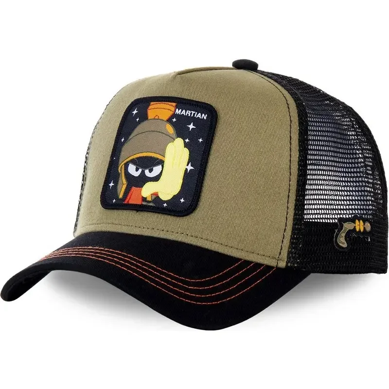 Heißer Verkauf Unisex Anime Cartoon Kappe Hohe Qualität Patch Ziehen Baseball Kappe Männer Trucker Hut