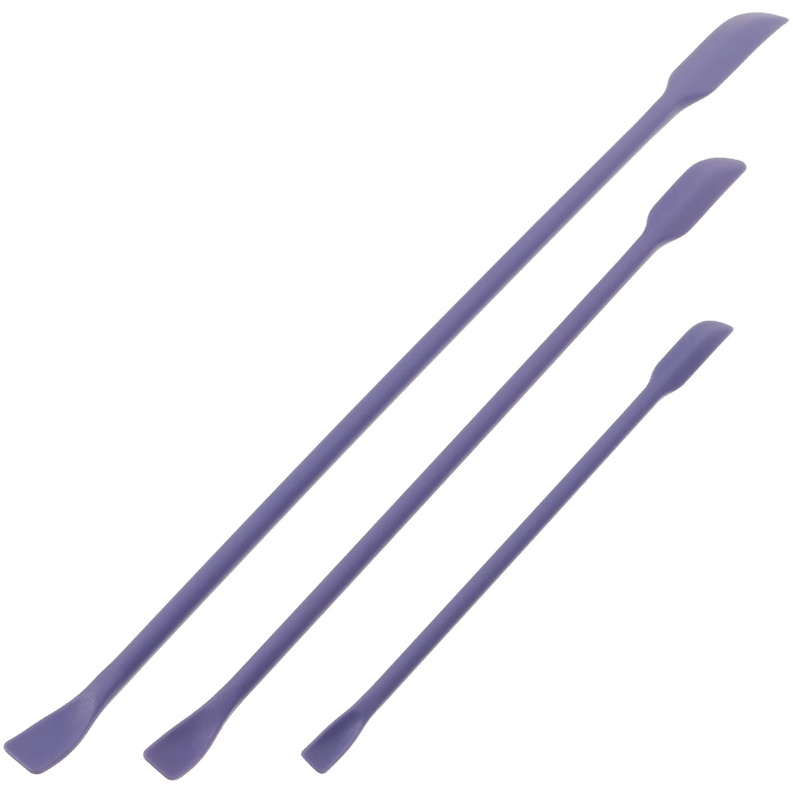 

3Pcs Mini Silicone Spatula Set Tiny Makeup Spatula Double Ended Tool for Lotion Cream Application Skincare Essential