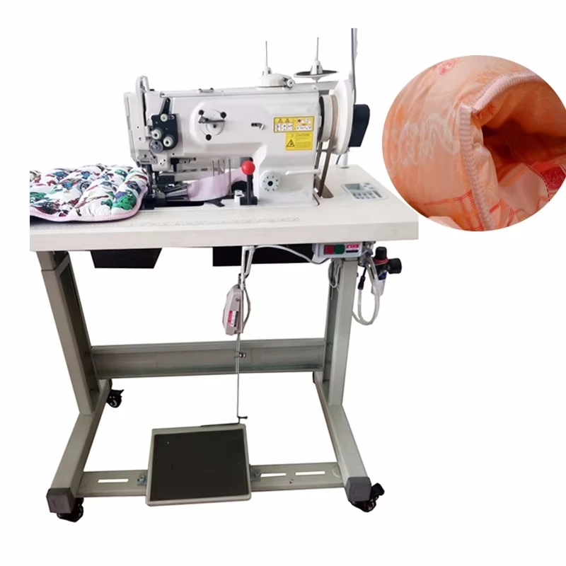 Carpet covering sewing machine quilt