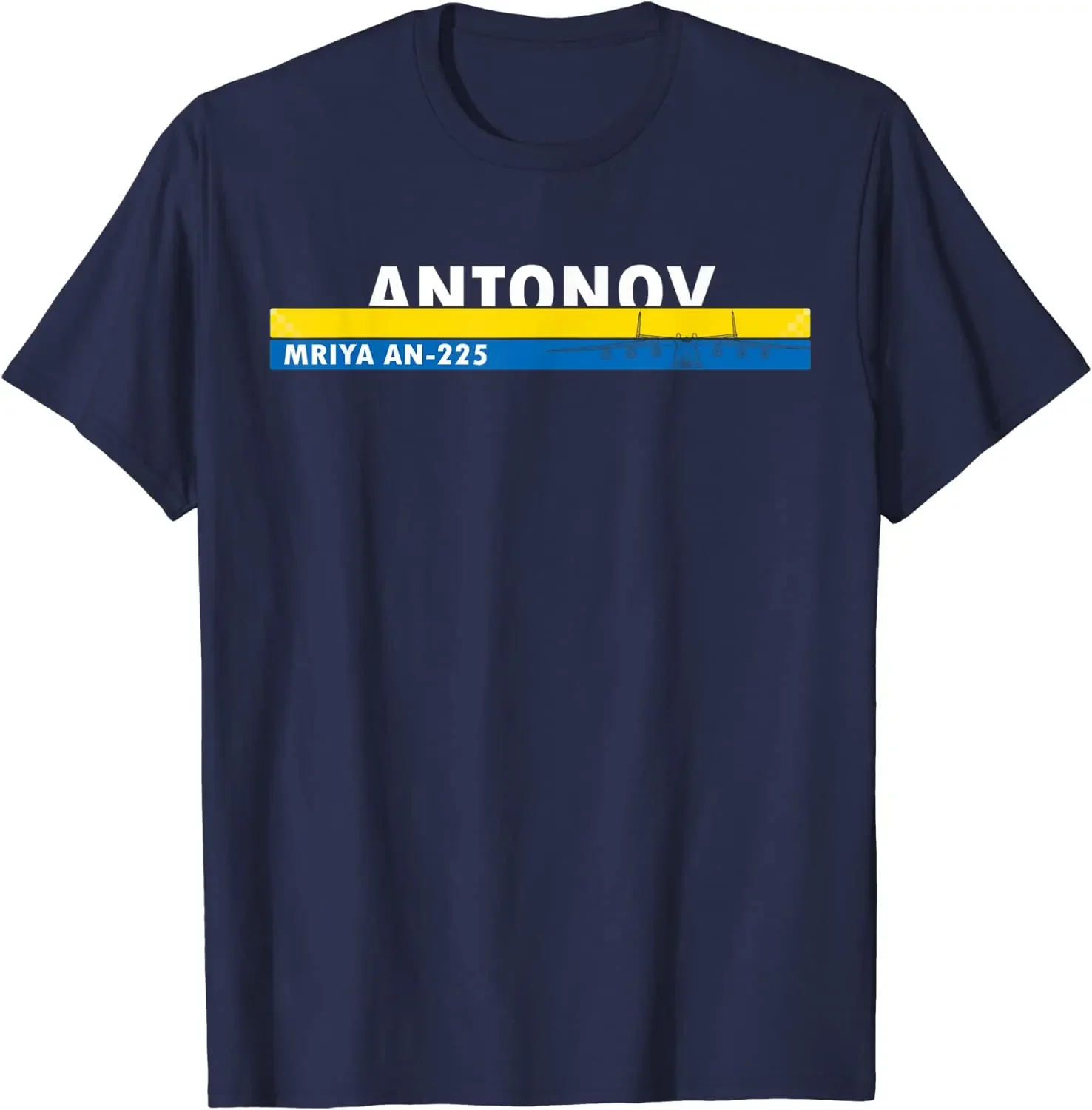 Antonov Mriya AN-225 Worlds Largest Cargo Aircraft T-Shirt 100% Cotton O-Neck Short Sleeve Summer Casual Mens T-shirt Streetwear