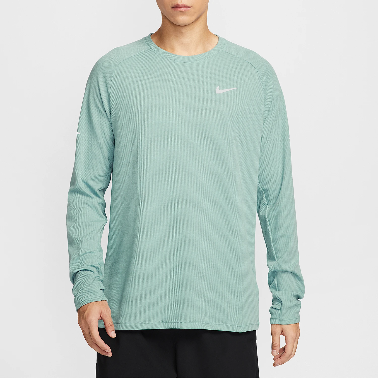 

Оригинальная мужская футболка Nike Stride Dri-FIT для бега с круглым вырезом и длинными рукавами HV2706-017