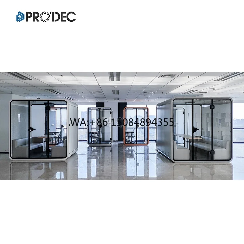 The Office Pod Meeting Work Pods Acoustic Silent Cabin Prefabricated House Private Office Phone Booth