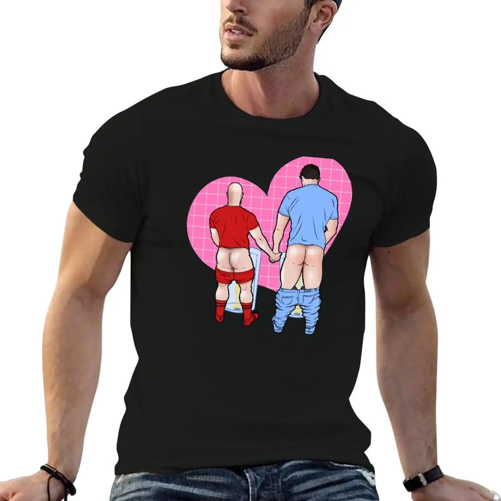 Urinal gays T-Shirt blacks sublime oversized t shirts for men