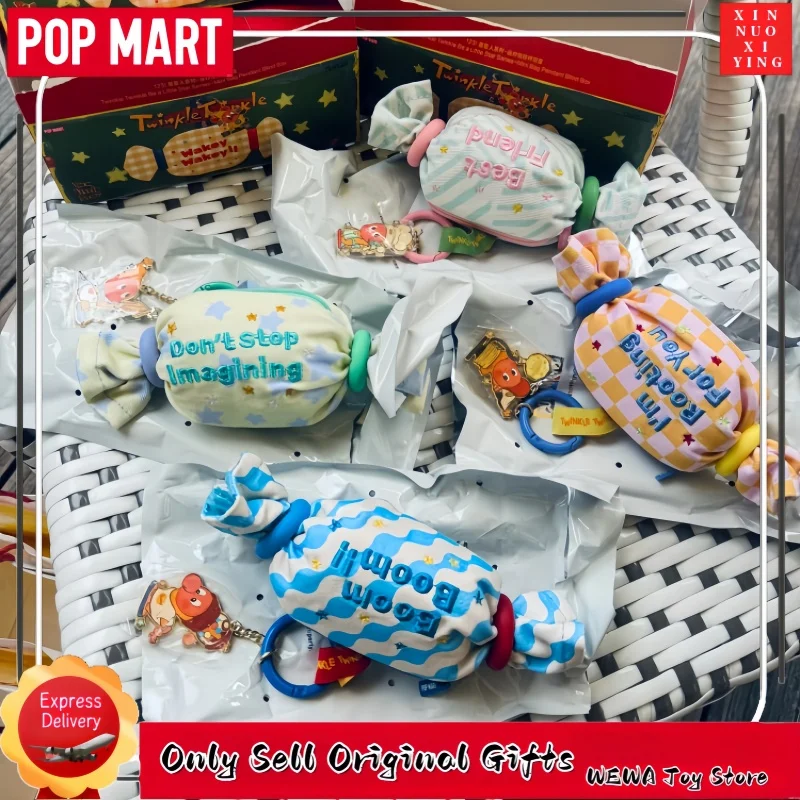 

Genuine POP MART Twinkle Mini Bag Series Blind Box Candy Bag Pendant Original gifts Squishy Plush Toys stranger thing products