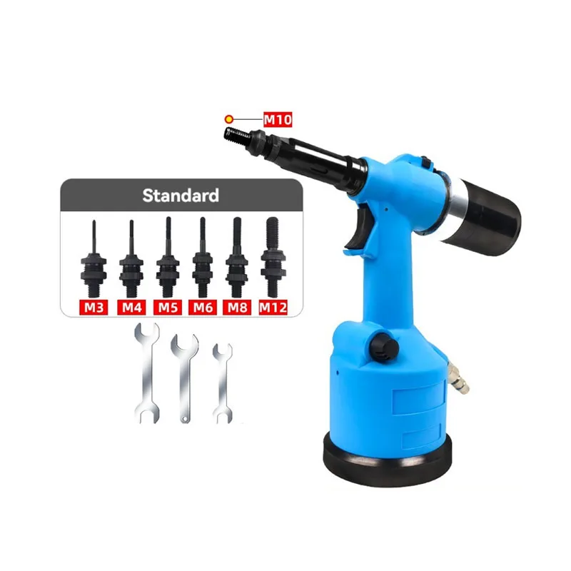 Industrial Rivet Nut Gun Hydraulic Pneumatic Automatic Riveter Tool Setting Riveting Metric M3 M4 M5 M6 M8 M10 M12