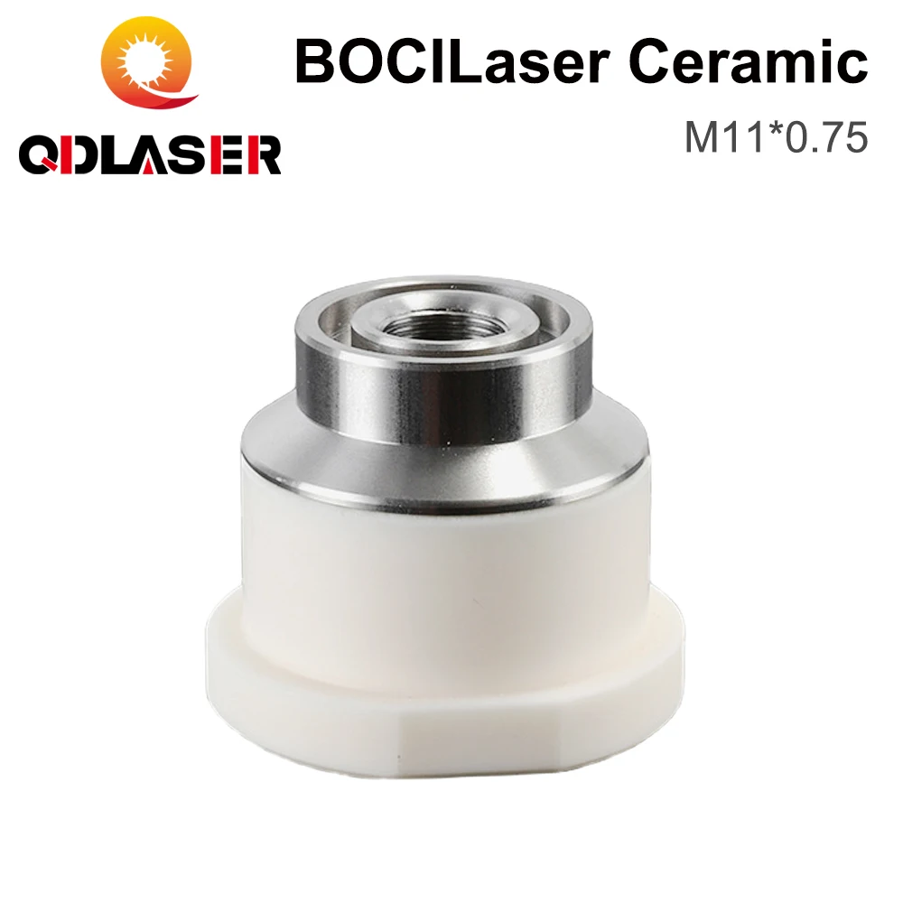 QDLASER BOCI Laser Ceramic Body Dia.41mm M11 High 34mm Nozzle Holder Ring for High Power Fiber Cutting Head BLT420 BLT641