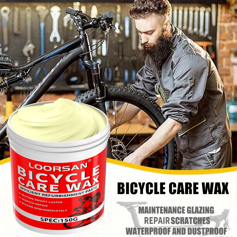 Bike Maintenance Wax Scratch Repair Paint Polish Refurbishment Paste Anti-Oxidation Waterproof Dustproof For Mountain Road Bikes