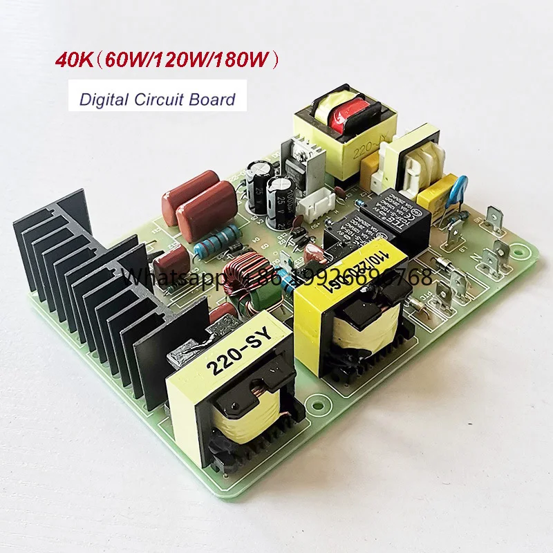 110v /220V Transducer Driver Board Hotsale 60W Ultrasonic Digital Display PCB Ultrasonic Driver Pcb