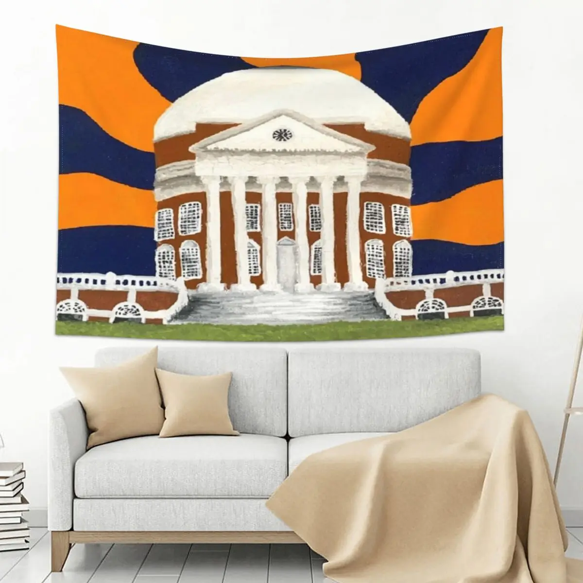 

UVA ROTUNDA PAINTING Tapestry