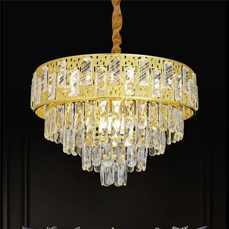 

DORIAN Modern Luxury Crystal Pendent Lamp LED Fashion Simple Living Room Restaurant Bedroom Villa Hotel Staircase Chandelier