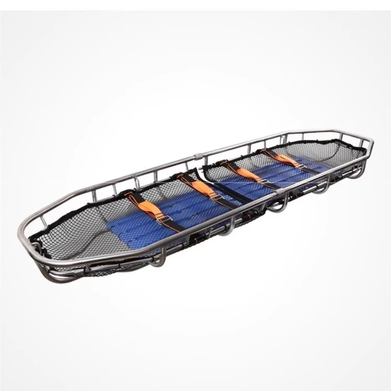 Stainless steel stretcher removable casualty rescue stretcher portable boat basket stretcher