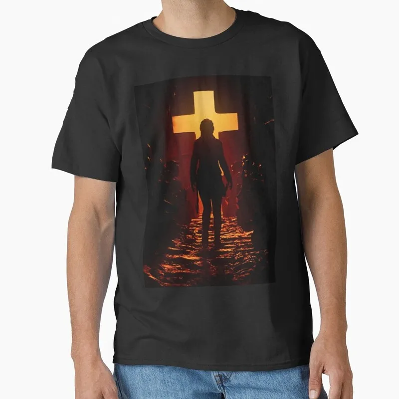 Retro Video game Tomb Raider Angel of Darkness Lara Croft Gift t shirt for gamer 1016 Short Sleeve Graphic Clothes US Size Tee