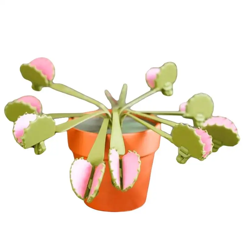 

Зажимы для хранения продуктов, 3D-печатные зажимы для пакетов с чипсами, дизайн растений в горшке, кухонный герметичный гаджет, забавный инструмент для запечатывания для дома, столовой