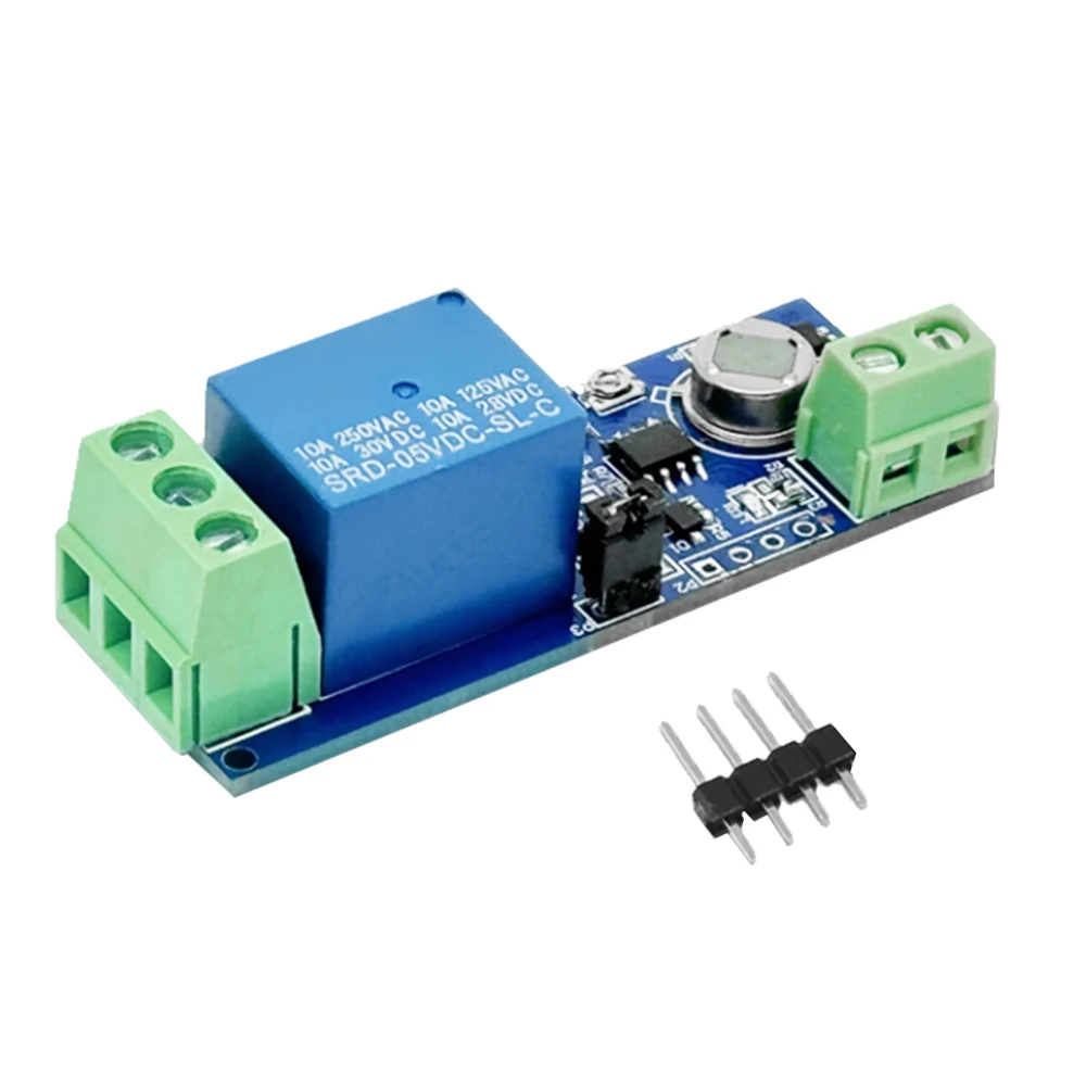 DC 5V Human Body Infrared Induction Relay Module Delay Adjustable Sensitivity Adjustable Delay Dual Mode Switching