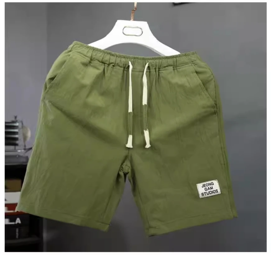 Trend outside to wear pants all fashion five quarter pants fashion brand new loose casual men's casual shorts