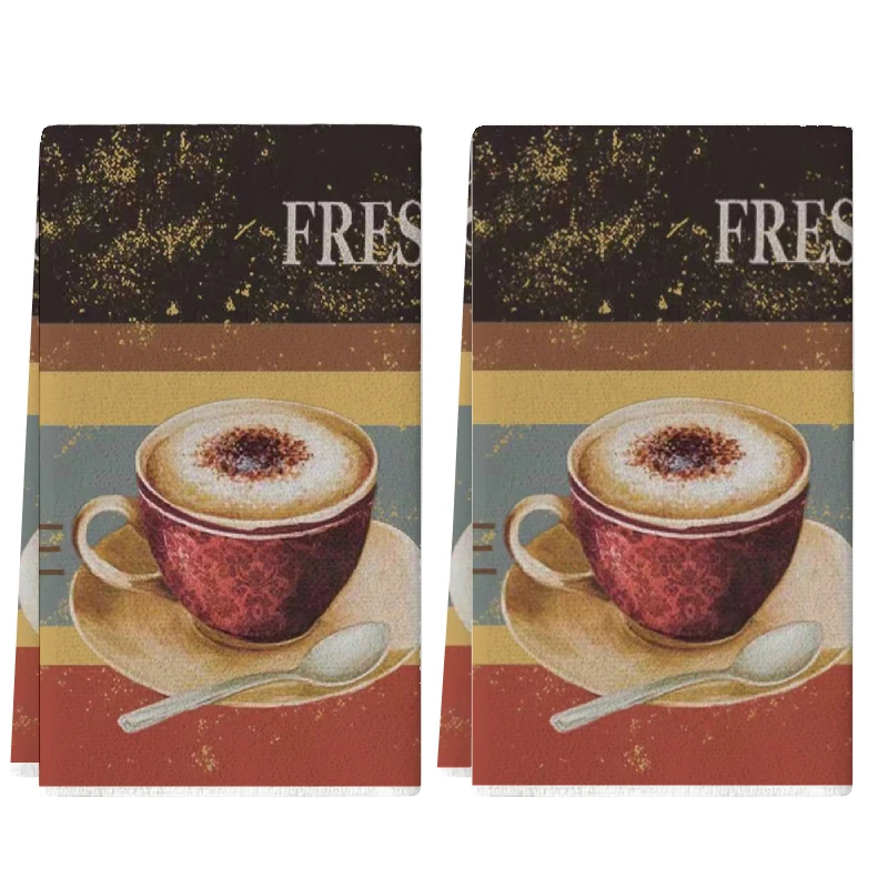 2Pcs, Vintage Coffe…