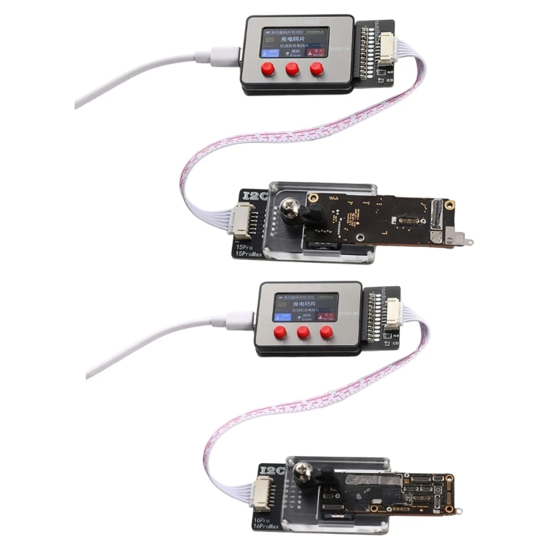 Pack Of 1 Set Code Chip Reader Writer Fixture For Accurate Battery Cycle Count Adjustment On Latest Phones HX5E