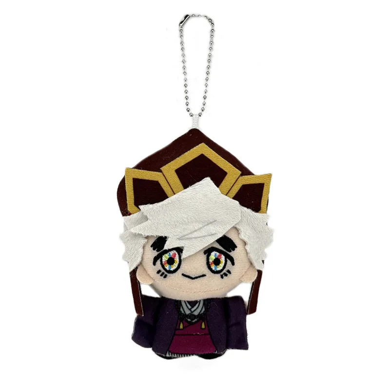 New 12cm Japanese Anime Demon Slayer Peripheral Nunu Version Plush Pendant Doll Doll Cartoon Keychain Boy Birthday Gift