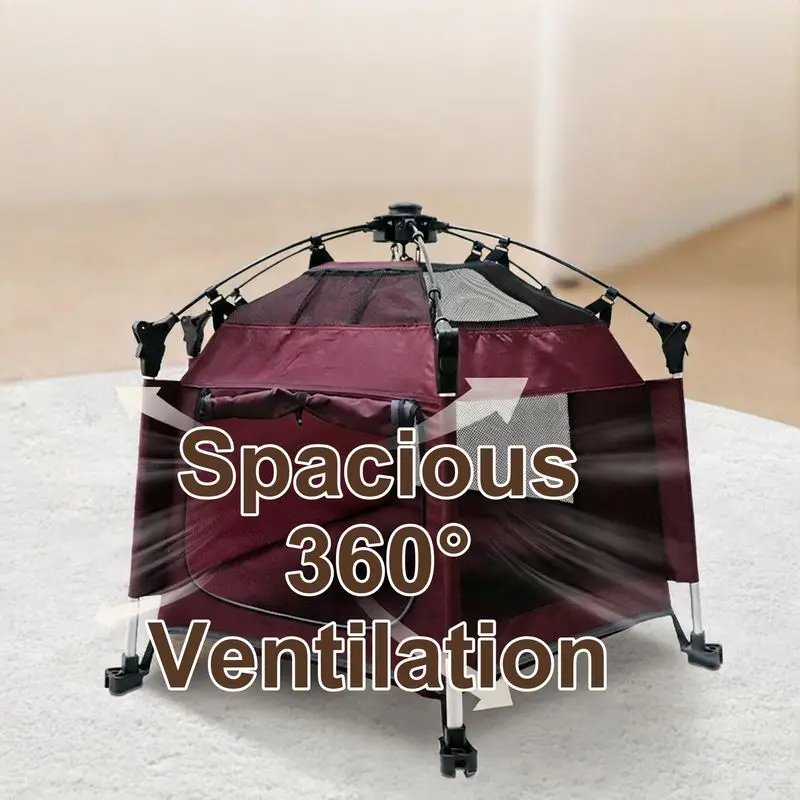 Pet Tent Four Seasons Universal Cat and Dog Cabin Summer Outdoor Breathable Foldable Pet House Dog Tent view 3
