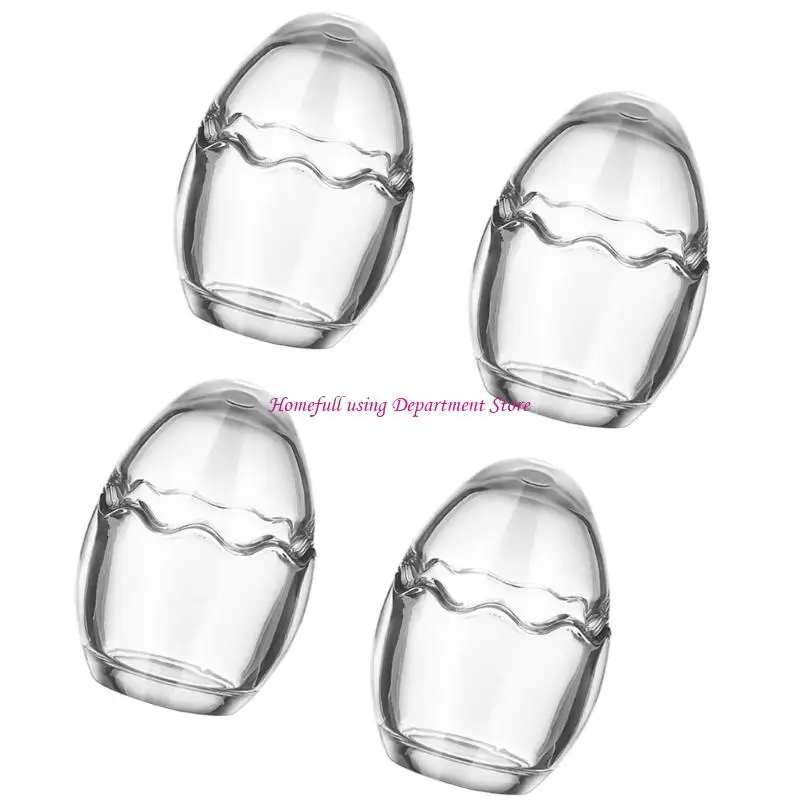 Multipurpose Glass Decorative Jar Transparent Holder Home Candlestick