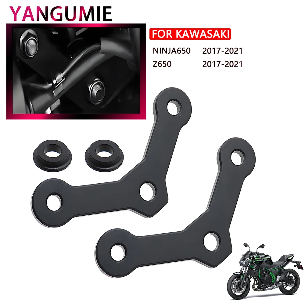 

Связки с собачьими костями 20 мм для KAWASAKI Z650 NINJA650 Z 650 2017 2018 2019 2020 2021 комплект для опускания подвески мотоцикла
