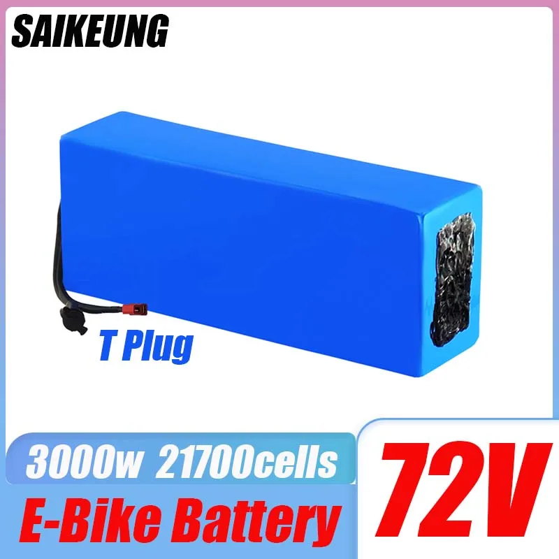 21700 72v Battery 60ah 20ah 30ah 40 50ah 300w-3000w High Power 84V Electric Bike Motor Scooter Ebike Batterie Pack with 100A BMS