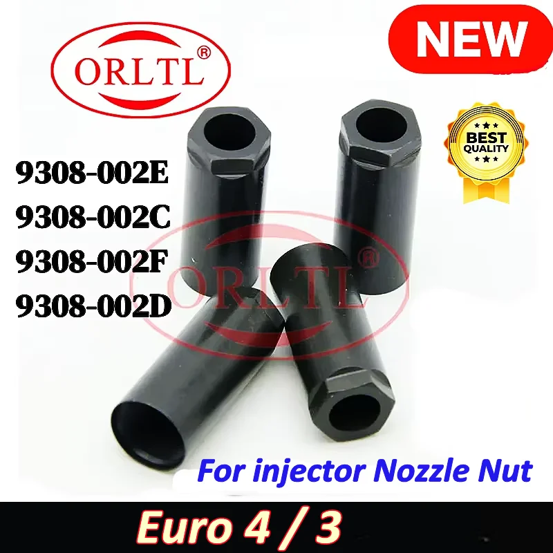 ORLTL Euro 3 Euro 4 Tuerca de copa para inyector de bomba de combustible automotriz, Tapa de inyector Common Rail, Tuerca de solenoide para inyector
